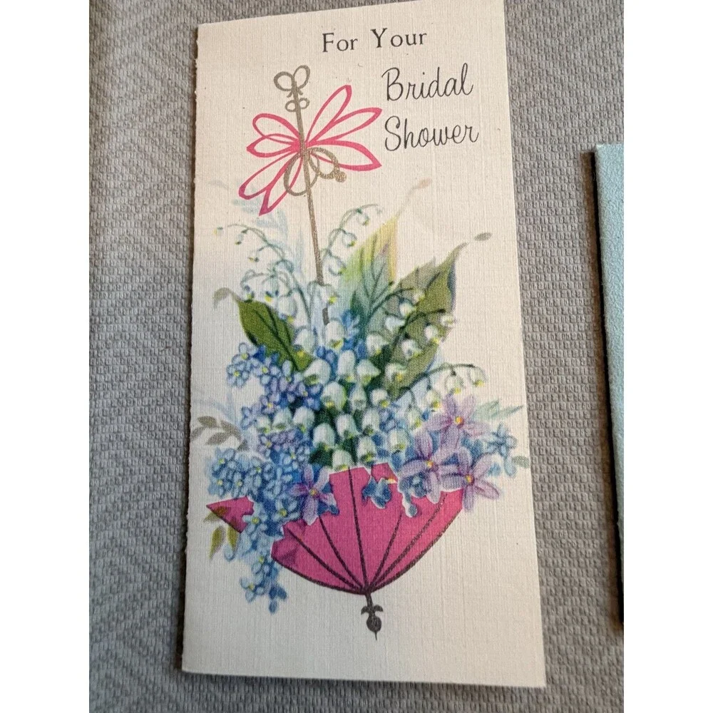 Vintage Bridal Shower Greeting Cards Lot of 33 Mid-Century Wedding Ephemera WOW